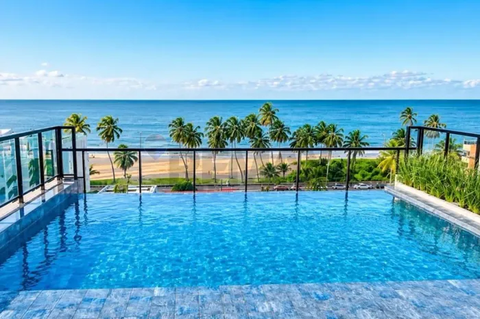 Flat Cabo Branco com vista mar
