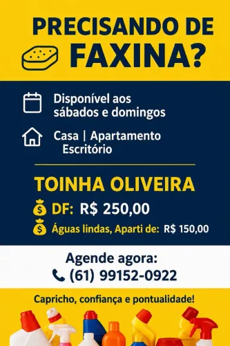 Ofereço meus serviços.