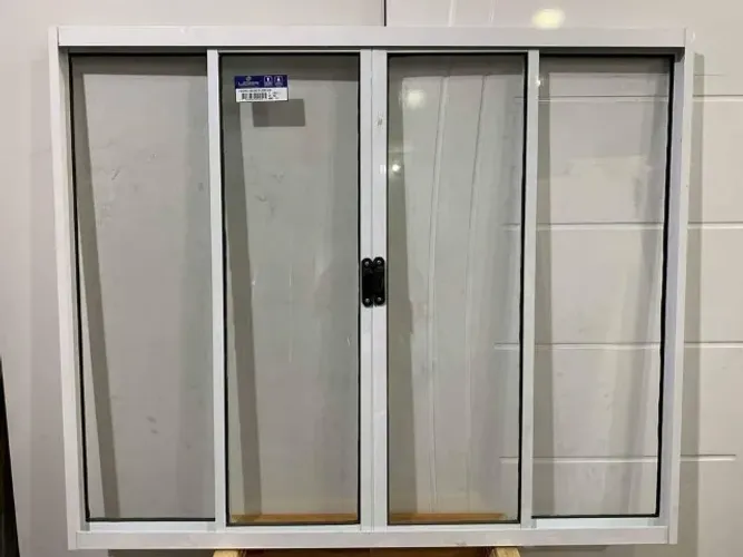 janela 4 folhas aluminio branco 