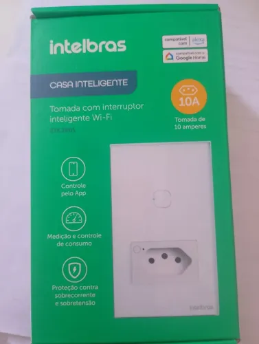 TOMADA COM INTERRUPTOR INTELIGENTE WIFI ETS 2001