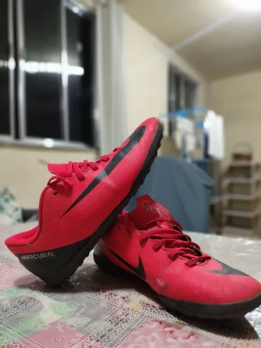 Chuteira Nike Mercurial Vapor 12 CR7 Society Original Tam. 38