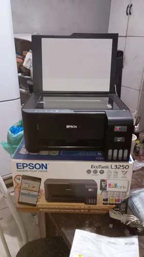Impressora ecotank Epson L3250 wi-fi funcionando normalmente retirada no local