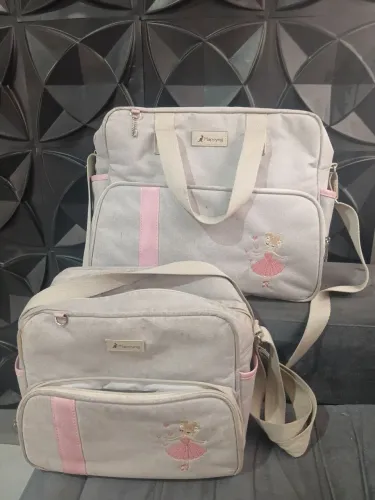 Bolsa maternidade menina 2 peças 