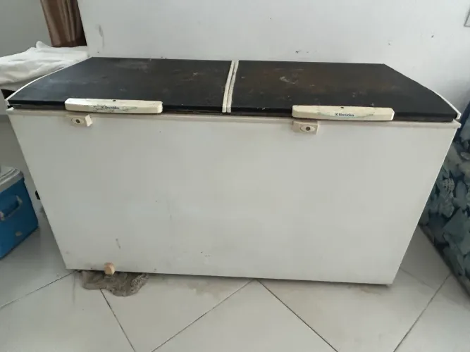 Freezer horizontal eletrolux duas portas