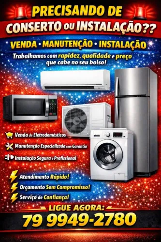 Instalação manutenção vendas de ar condicionado
