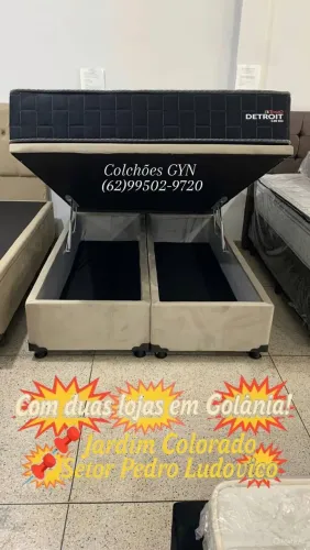 Cama box baú casal padrão Bi partido