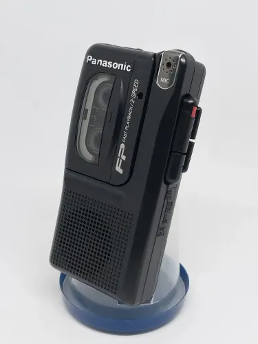 Mini Gravador De Voz Microcassete Panasonic Rn-202 - Raridade Funcionando Perfeitamente