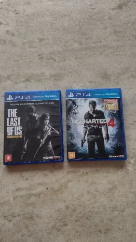 The Last of Us 1 e Uncharted 4 PS4