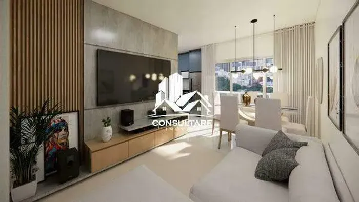 Apartamentos com 1 ou 2 dormitórios com lazer no bairro Biquinha em São Vicente - SP