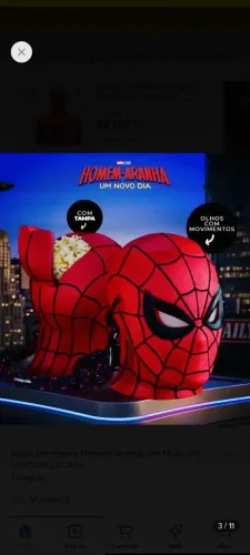 Balde do Homem-Aranha