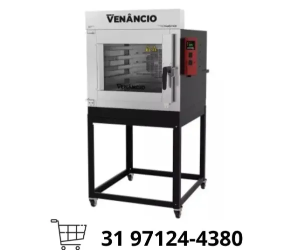 Forno Turbo 5 Esteiras Venâncio a Gás Novo