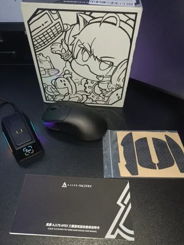 Mouse gamer ajazz aj179 Apex sensor 3950, novo na caixa
