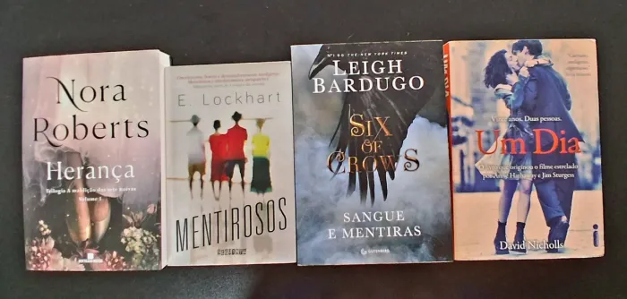 Lote com 9 Livros de Romance, Fantasia e Suspense + Coleção Estilhaça-me