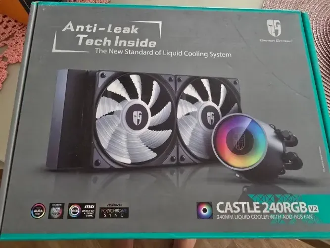 GamerStorm WaterCooler Castle 240RGBv2 240mm liquid cooler Anti-leak