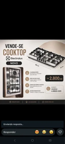 Cooktop eletrolux