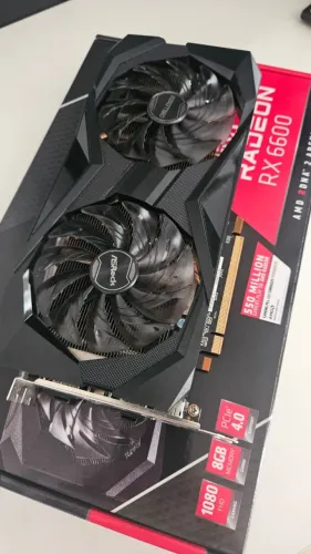 Placa de Video RX 6600 8GB (Seminova 3 meses de garantia) Estudo trocas