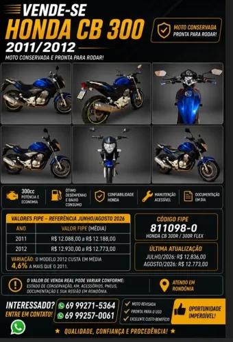 Vendo Moto CB 300