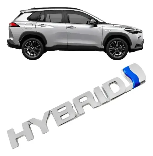 Emblema Hybrid Paralama Corolla Cross 2021 A 2024 ORIGINAL 754430A050
