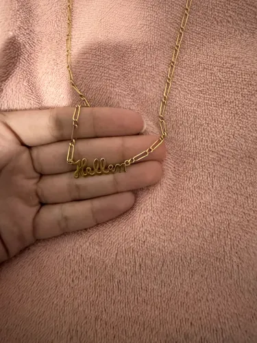 colar ouro 18k (750) | 5,3g | 42cm | elo cartier | personalizado hellen