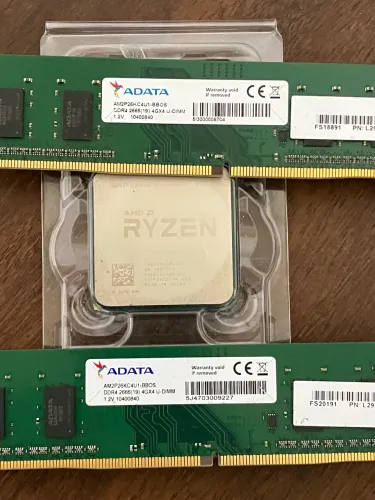 Kit processador Ryzen 3 pro 2200g 8gb ddr4