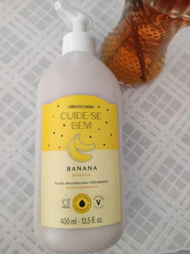 Hidratante banana Boticário 
