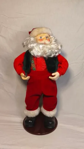 Enfeite Papai Noel - LEIA