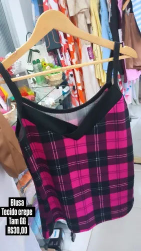 Blusa xadrez GG
