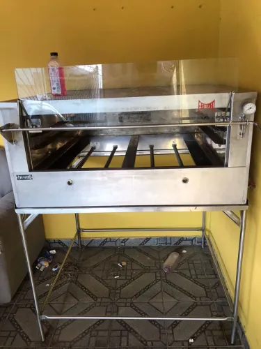 Forno Fritomaq 90×90 a Gás - 1 Câmara - Guilhotina - Base Inox