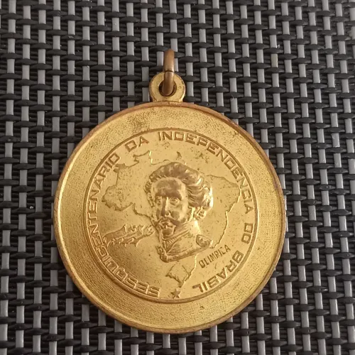 Medalha comemorativa 150 anos de independência.