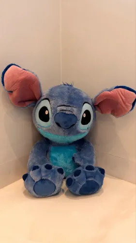 Pelúcia Grande Stitch Azul Disney Original