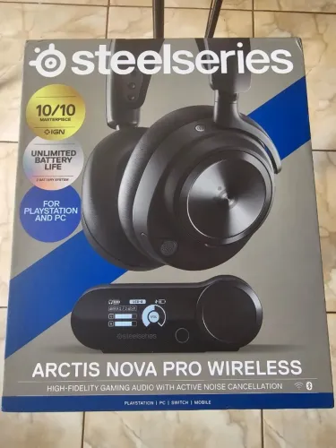 LACRADO - Headset Gamer Steelseries Arctis Nova Pro Wireless Playstation PS4, PS5 e PC