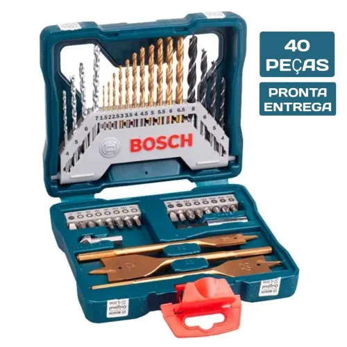 BROCAS BOSCH KIT 40 PEÇAS