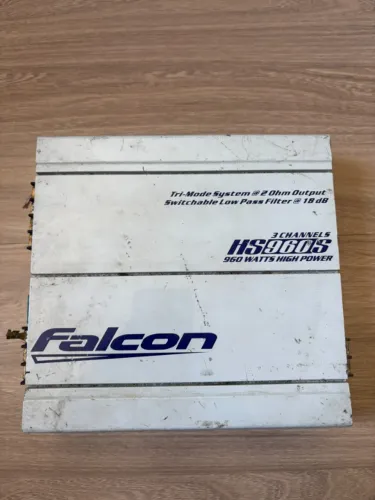 Módulo Falcon HS960S 960W 3 Canais Amplificador Automotivo