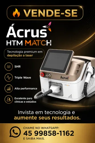 Ácrus HTM Match Tecnologia premium em depilação a laser
