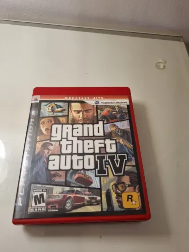 Jogo Grand Theft Auto IV - GTA IV para PS3 original COM MAPA