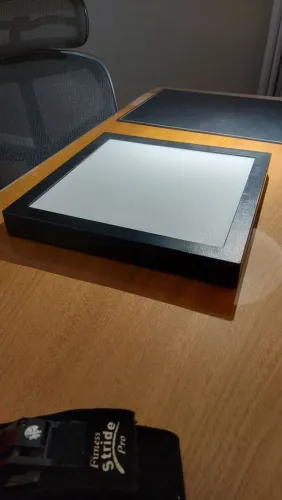 1 luminária led sobrepor 40x40cm 36w 4000k bivolt - save energy