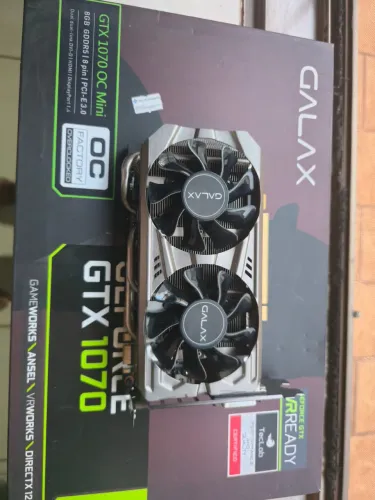 Placa de vídeo GTX 1070 mini OC