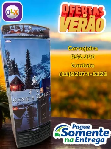 Cervejeira -5 Cerveja Trincando Freezer para Bebidas 