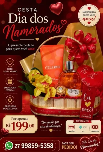 cestas dia dos namorados