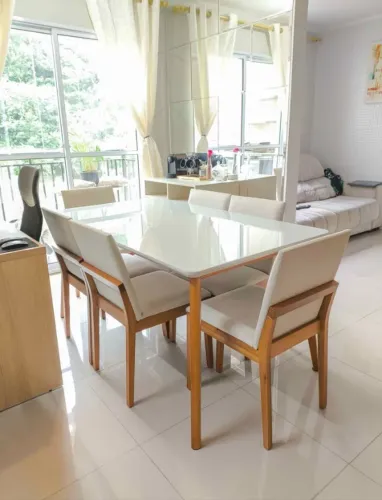 Mesa Jantar Off White