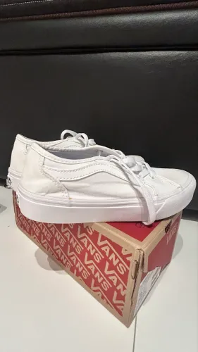Tenis branco vans original com caixa original