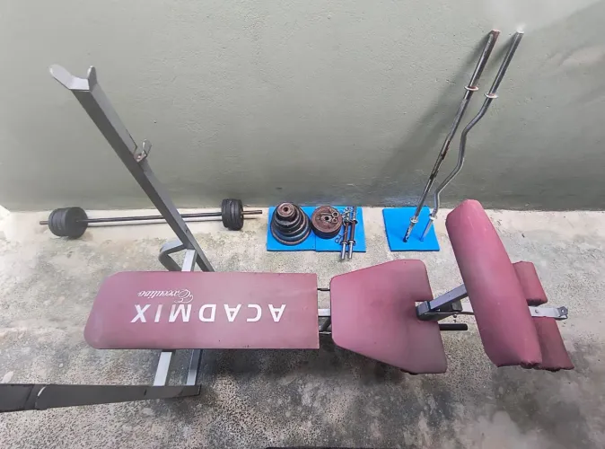 Kit academia em casa