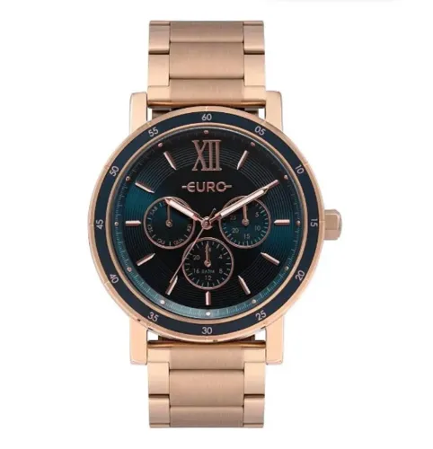 Relógio Euro Feminino Rosé modelo:Multiglow EU6P29AHABP/5K)