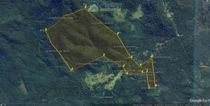 Sítio/Fazenda no Itaqui município de Guaraqueçaba com 86,89 alqueires c/ área para plantio