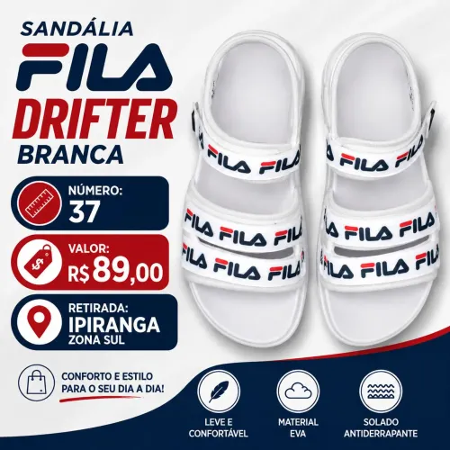Sandália fila drifter