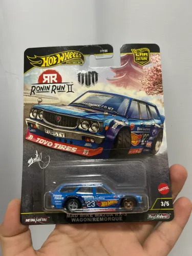 Premium Hotwheels MAD Mike Mazda RX-3 Wagon Ronin Run II
