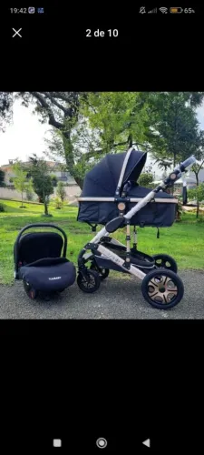 Carrinho de bebê importado novo modelo 3 em 1