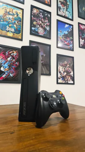 Xbox 360 Slim destravado HD 500gb Lotado de jogo 