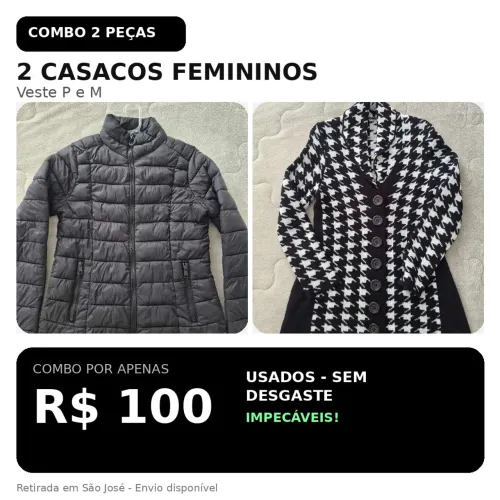 Vendo Combo, 2 casacos