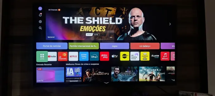 Tv LG 43 4k na garantia super nova 1.300 reais